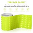 thumbnail image 3 of 4 Rolls Reflective Tape High Visibility Reflective Tape Warning Stickers Safety Reminder, 3 of 5