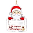 thumbnail image 2 of Christmas Money Holders for Cash,Acrylic Christmas Cash Gift Ornament Holiday Wallets for Cash Funny Hanging Xmas Tree Decoration,Unique Money Gift for Indoor Outdoor Stocking Stuffer Gifting Ideas, 2 of 7