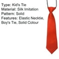 thumbnail image 6 of Skymirror Necktie Breathable Elastic Solid Color Boy Stain Necktie for Wedding, 6 of 6