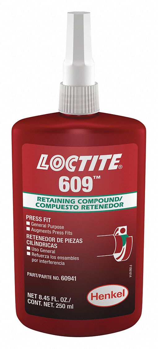Loctite Retaining Compound,8.45 fl oz,Green 135513