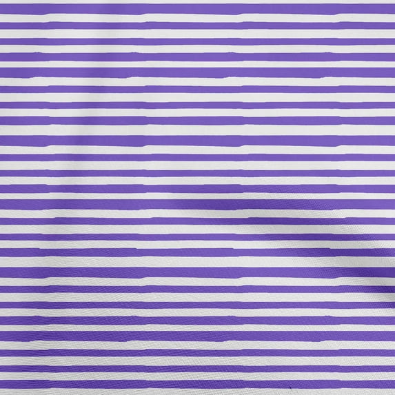 oneOone Rayon Dark Purple Fabric Stripes Fabric For Sewing Printed Craft Fabric By The Yard 56 Inch Wide