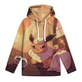 thumbnail image 5 of Flareon Hoodie with Pocket Cartoon Anime for Boys Girls Teens Gift, 5 of 6