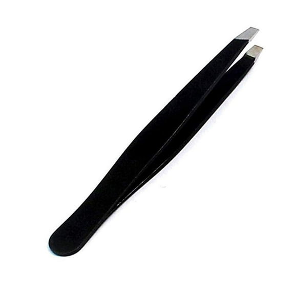 OdontoMed2011® Eyelash Lifting & Separating Tool Eyebrow 'Slant Tweezer Black