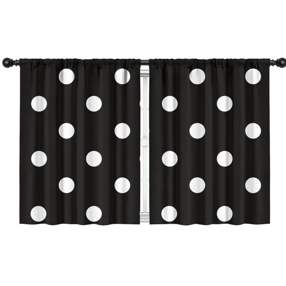 2 Panels Print Pattern Nursery Curtains Boys Girls Kids Window Drapes for Living Bedroom Playroom Room Decor Rod Pocket 42x54Inch