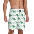 thumbnail image 2 of Wukai Turtle Men’s Short Pajama Pants With Pockets Soft Sleep Pj Shorts for Men-XX-Large, 2 of 6