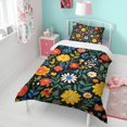 thumbnail image 4 of Pioneer Flower Pattern Duvet Cover and Pillowcase Set for Single Bedding, Bedroom Accessories for Kids Teens, 4 of 5