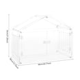 thumbnail image 2 of Acrylic 68×40×54cm Kennel Fully Transparent Indoor Pet Cage Small Dog Cat Nest Cage, 2 of 8