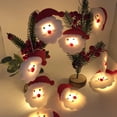 thumbnail image 3 of Christmas Snowman LED Light String Elk, 3 of 5