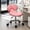 pink, variant on Black Swivel & Adjustable Pedicure Stool - Ergonomic Nail tech Chair for Salon Professionals, Comfortable Pedicure Chair with Smooth Rotation