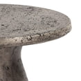 thumbnail image 3 of Pemberly Row 16" Concrete Stone Outdoor Accent Table in Dark Gray, 3 of 4