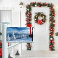 thumbnail image 4 of Blue Winter Mailbox Cover Blue Sky White Clouds Snow Forest Xmas Magnetic Mailbox Covers Christmas Decorative Mail Box Wraps Post Letter Cover for Farmhosue Garden Standard Size 18x21, 4 of 6