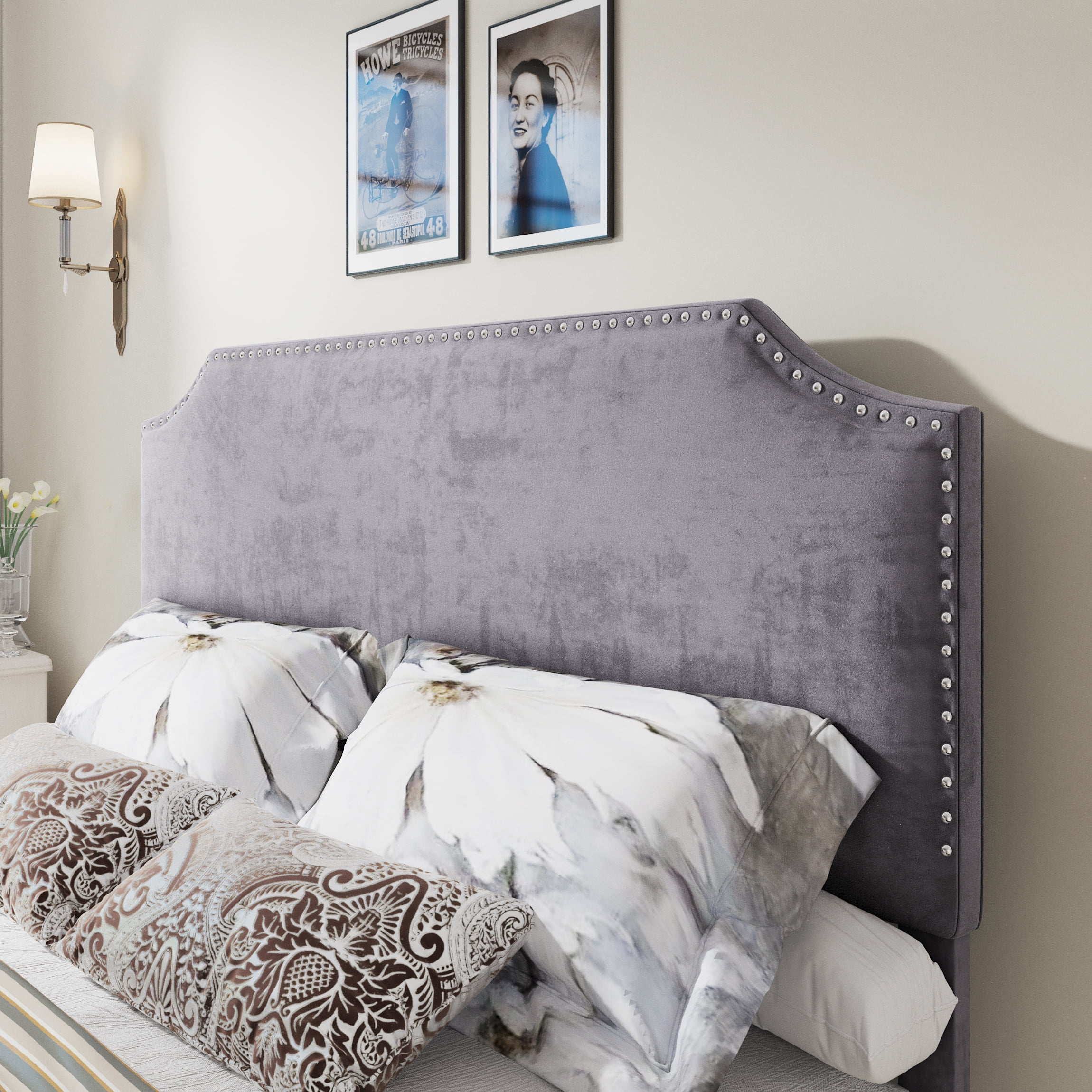 Buy Amerlife Queen Size Bed Frame with 4 Storage Drawers and Headboard