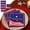 Napkin, variant on AURIGATE 4th of July 7in Patriotic Paper Dessert Plates, 16PCS Disposable USA Flag Plates for Independence Day Party