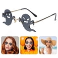 thumbnail image 2 of 1 par de gafas de sol sin montura con forma de fantasma, gafas de sol para fiesta en la playa, gafas geniales, 2 of 5