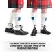 thumbnail image 5 of Calcetines estilo kilt estilo Piper lavables a máquina de Claymore Imports. Los mejores calcetines escoceses para hombre, blancos (talla pequeña = 4-7)., 5 of 7