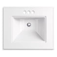 thumbnail image 4 of Kohler 29999-4-58 25 in. Pedestal Console Table Bathroom Sink - Thunder Gray, 4 of 4