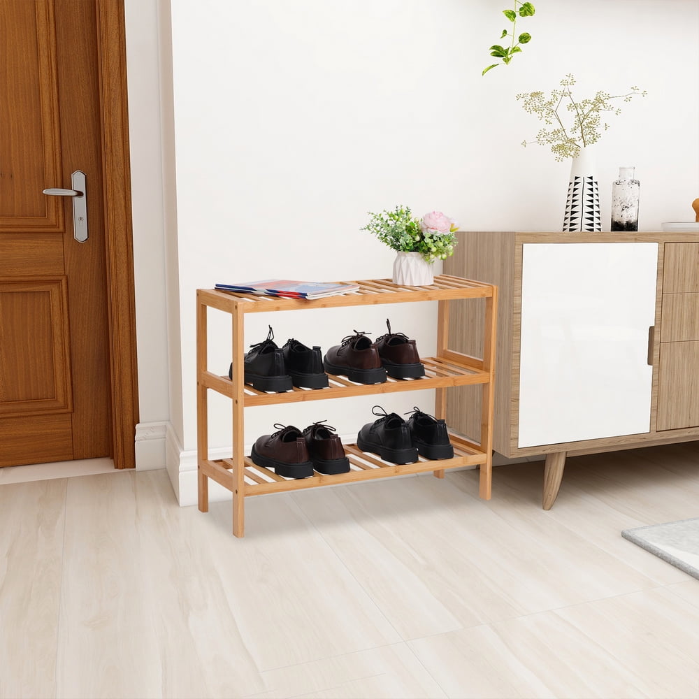 Kepooman 3 Tier Bamboo Shoe Rack Bench, Premium Shoe Organizer or Entryway Bench, Perfect for Shoe Cubby, Entry Bench, Bathroom Bench, Entryway Organizer, Hallway or Living Room Kepooman 3 Tier Bamboo Shoe Rack Bench, Premium Shoe Organizer or Entryway Bench, Perfect for Shoe Cubby, Entry Bench, Bathroom Bench, Entryway Organizer, Hallway or Living Room