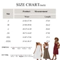 thumbnail image 3 of Maxi Skirts for Women Casual Boho Swing Pleated Beach Long Skirts Smocked Elastic High Waisted Skirts with Pockets L, 3 of 9