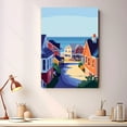 thumbnail image 2 of Bradley Beach Canvass Vintage, New Jersey Travel Prints Wall Art, Bradley Beach Travel Canvas, New Jersey Travel Colorful Canvas - 100AZ164, 2 of 2