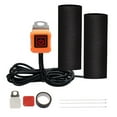 thumbnail image 1 of Amdohai Couverture de Poignée de Guidon Chauffée par Moto Heating Heating Heating Heating Winter Waterproof Winter Handle Cover 12.0V with 3 Levels Temperature Control for Cold Weather, 1 of 8