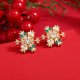 thumbnail image 5 of New Trendy Rhinestone Imitation Pearl Snowflake Bell Elk Christmas Hat Stud Earrings For Women Christmas Jewelry Accessories, 5 of 5