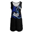 thumbnail image 2 of Rod Wave Wavy Drip Sleeveless U-Neck Fake Two Piece Dress dresses ladies summer birthday dresses for women, 2 of 6