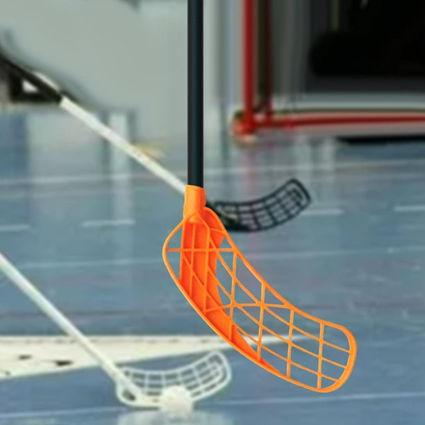 Hoja de Floorball, cabezal de palo de Hockey Floorball, hoja de repuesto en línea Mano izquierda naranja