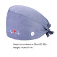 thumbnail image 5 of Paquete De 4 Gorros De Trabajo Para Enfermera, Servicio Prolongado, Color Puro, Botón Pulido Opaco, Gorros De Trabajo Multifuncionales Unisex, Uniformes De Trabajo Minnieouse AP008643-40, 5 of 5