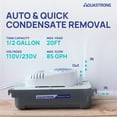 thumbnail image 2 of Bomba de condensado Aquastrong 1/38 HP 85 GPH 115V/230V, 2 of 7