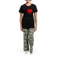 thumbnail image 4 of CafePress - I Heart My Amazing Husband Pajamas - Women's Short Sleeve Print T-Shirt and Pants Dark Cotton Pajama Set, 4 of 7