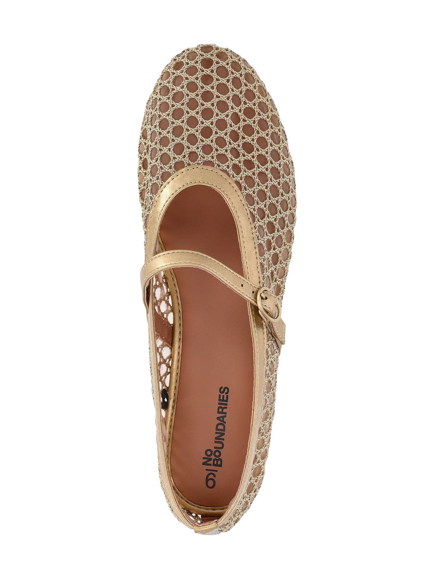 No Boundaries Women’s Mesh Mary Jane Flats