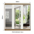 thumbnail image 3 of Ropero Closet Madesa Reno 3 Puertas 3 Espejos MB 1, 3 of 5