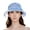 Blue, variant on Women's Summer Sun Hat Temperament Versatile Lightweight Sun Basin Bride Wedding Tea Party Summer Sun Hat Ms. Outdoor Elegant Temperament Sun Hat Monochromatic Outfit Girls