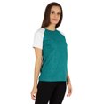 thumbnail image 2 of Inkmeso Womens Raglan Short Sleeve T-Shirt Regular Fit Casual Solid Basic Tee T-Shirts, 2 of 7
