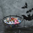 thumbnail image 3 of Halloween Cobwebs Candy Basket with Handle for Halloween Parties, Fruit & Candy Storage Basket, Ideal for Trick or Treating, Spooky Halloween Party Props, 3 of 5