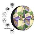 thumbnail image 4 of Fuzoiu Labrador Retriever Dog Print Universal Spare Tire Cover with Buckle Strap, Waterproof Wheel Covers for Jeep, Trailer, RV, Truck and All Car-16 inch, 4 of 6