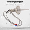thumbnail image 3 of Termopar tipo K, termopar tipo K, sensor de termopar de ‑50 ℃, sonda de termopar, materiales de la mejor calidad, 3 of 8