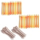 thumbnail image 1 of Paquete de 24 varillas de fría de salón goma Rodillo para el cabello Rizador Rizador Permanente para niñas Mujeres Cabello de bri, 1 of 8