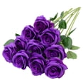 thumbnail image 1 of Flor artificial Eternal Blossom, rosa morada, 50 cm, 10 unidades, 1 of 7