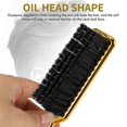 thumbnail image 3 of Fade Brush Comb Scissors Cleaning Brush Barber Shop Skin Fade Vintage Oil Head Shape Carving Cleanin, 3 of 5