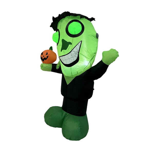 Extraterrestre inflables de Halloween, accesorios de Halloween, suministros festivos para fiestas, decoración inflables de Halloween para patio