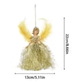 thumbnail image 5 of Christmas Angel Pendant Hanging Pendants Doll Decorations For Tree, 5 of 5