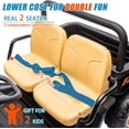 thumbnail image 6 of POWANLI 24V Ride on Toys Truck with 2.4G Remote Control,2 Seater Kids Electric Car with 4 wheels, USB, MP3, Bluetooth, LED Lights, Horn for Girls Boys Kids 3-8, Black, 6 of 10