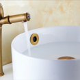 thumbnail image 2 of Puerto de desbordamiento de lavabo Cubierta decorativa Accesorios para orificio de desbordamiento de lavabo Tapa de orificio de desbordamiento de lavabo Cubierta decorativa Cobre fino, 2 of 6