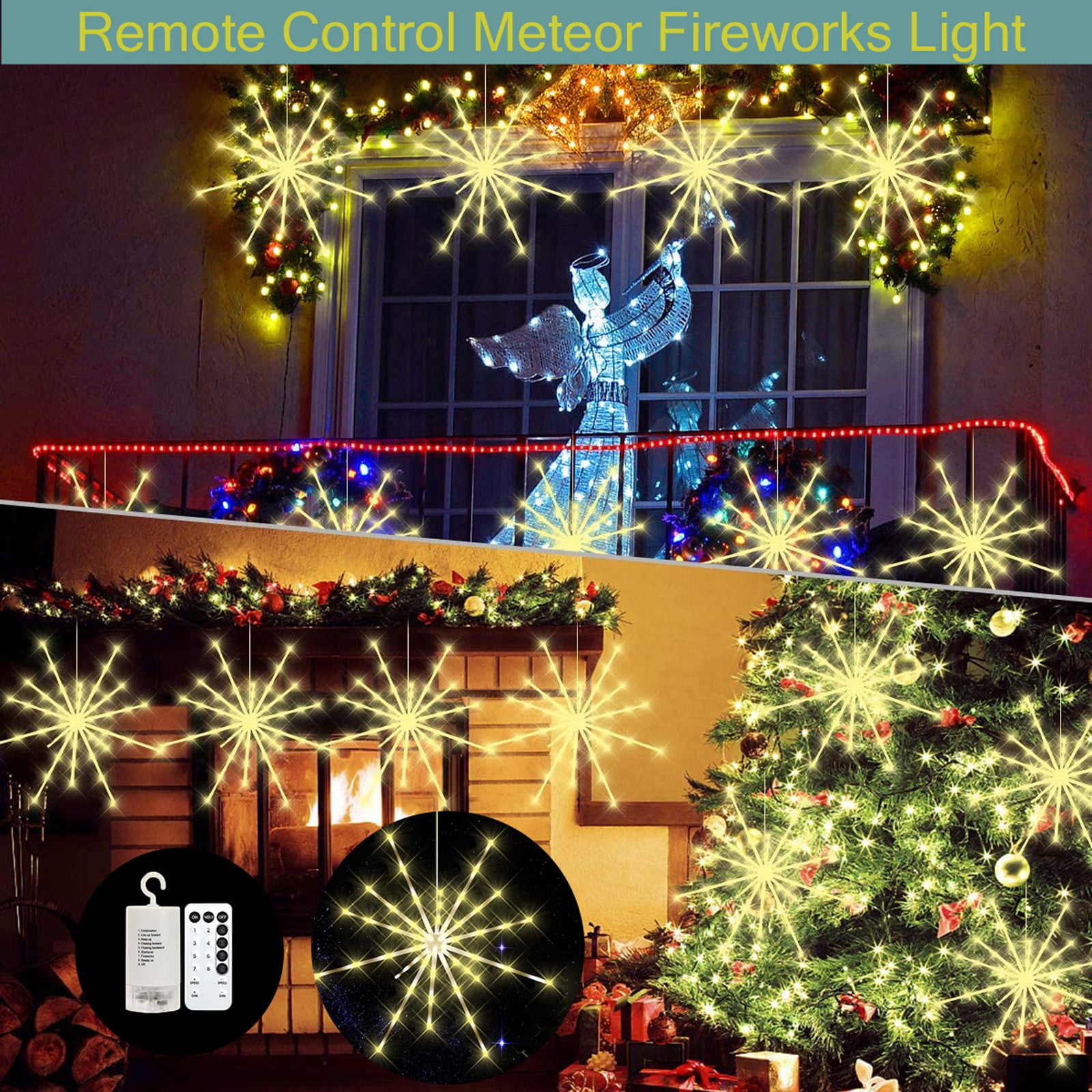 LED Remote Control Marquee Running Water Light Decorative Star Light ...