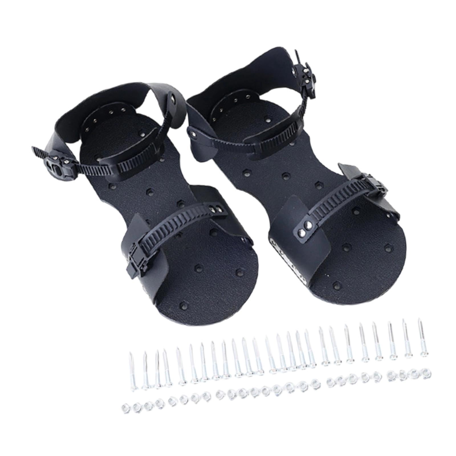 MAGIDEAL Lawn Aerator Shoes Yard Aerator Tool for Epoxy Floor Yard Grass Nail 2.8cm