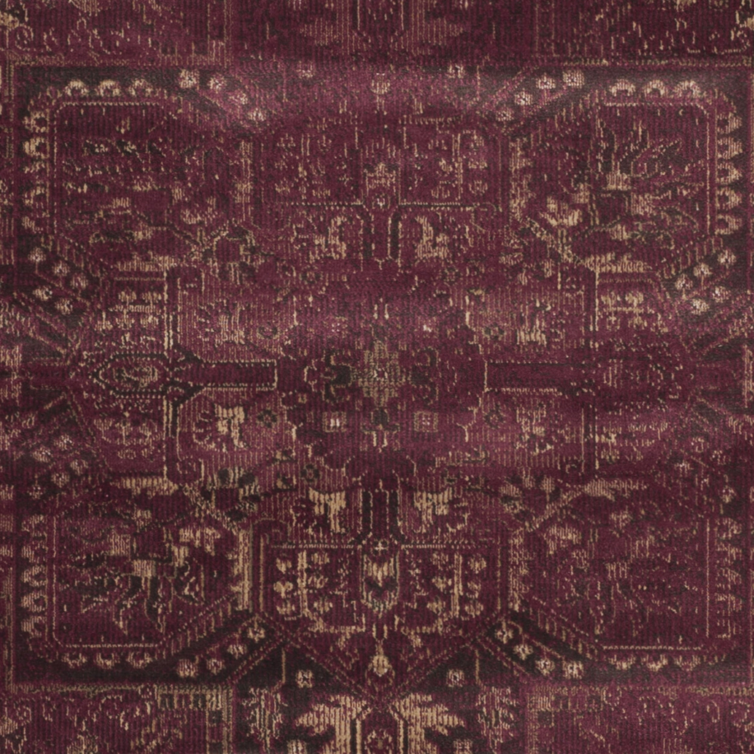 SAFAVIEH Vintage Adrian Traditional Runner Rug, Raspberry, 2'2" x 8'