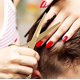 thumbnail image 5 of Tijeras para el cabello Tijeras de peluquería Tijeras afiladas para cortar el cabello Tijeras afiladas para peluquería y barbería Artesanía japonesa Acero inoxidable 440c Corte preciso Oro, 5 of 5
