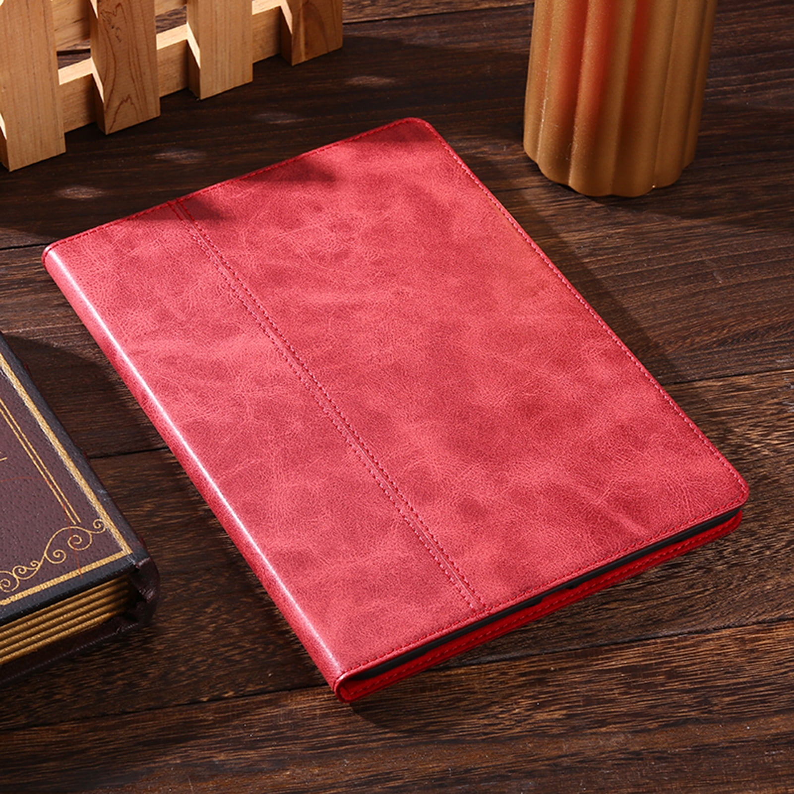 Gexmil For Ipad Pro 12.9-inch Case 6th/5th/4th/3rd Gen 2022/2021/2020/2018,Built-in Pencil Holder.Red