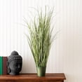 thumbnail image 2 of Vickerman 37" Native Green Grass In Iron Pot - TD190537, 2 of 6